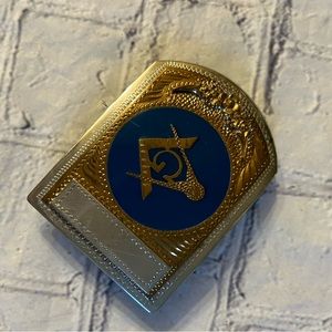 SHINIER SWORD MASON BELT BUCKLE